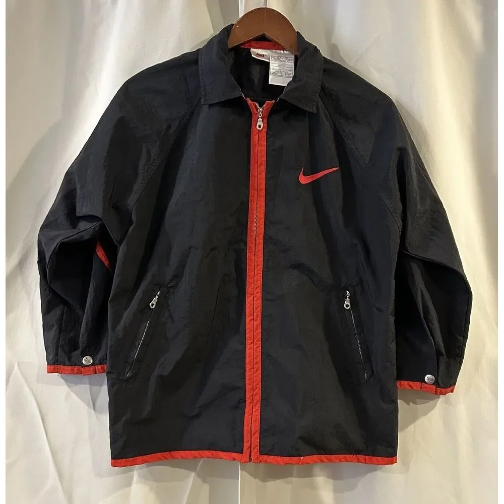 Vintage Nike Windbreaker Light Jacket Youth Size Medium‎ 10/12